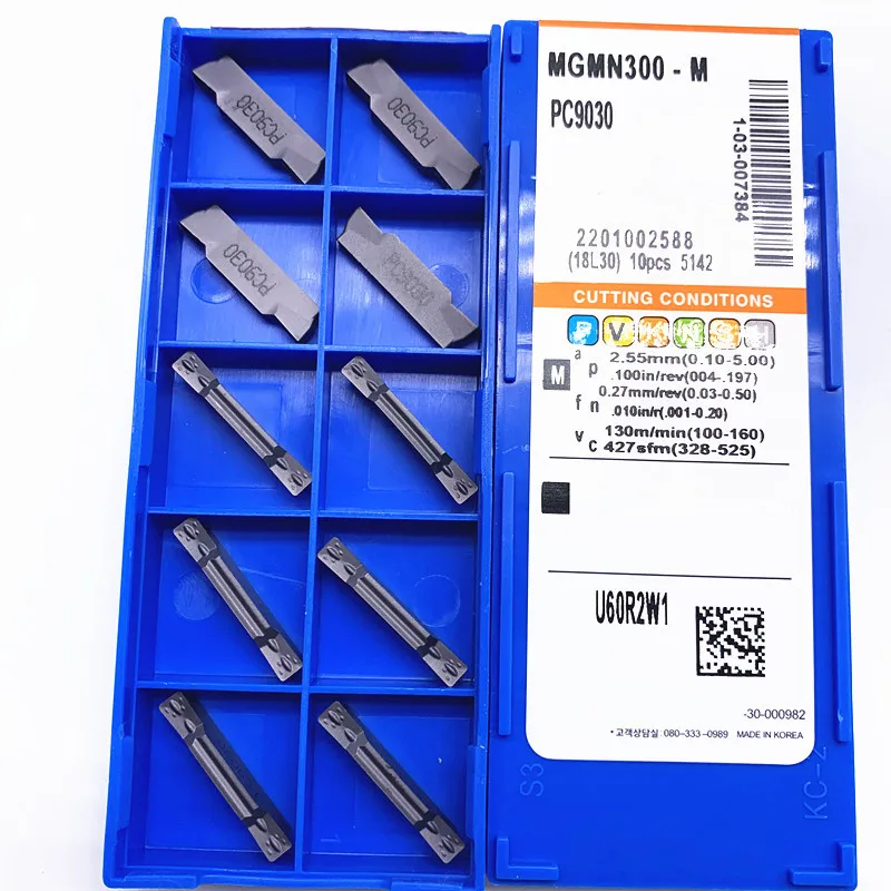 Инструмент для обработки канавок MGMN150 MGMN200 MGMN300 PC9030 NC3020 NC3030 твердосплавные