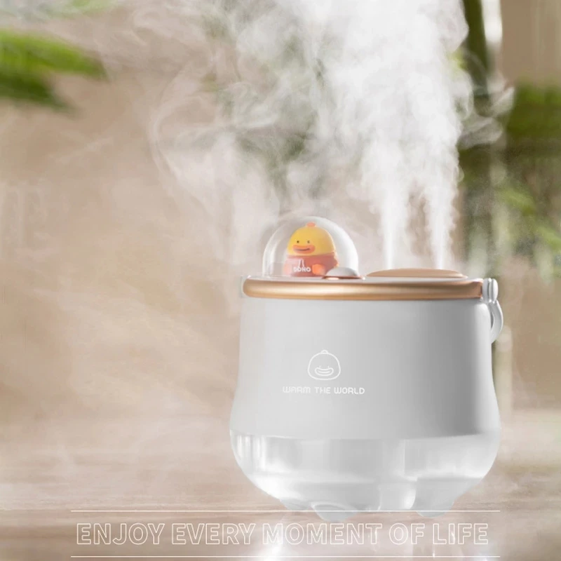 

Портативный увлажнитель воздуха с двойным распылителем, USB аромадиффузор, беспроводной Перезаряжаемый ночсветильник, аэрозольный аппарат ...