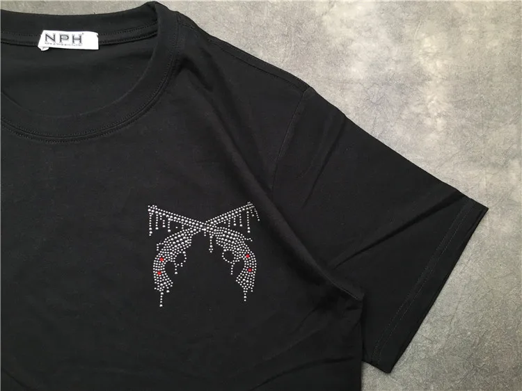 

parkour New Revolver 2020 diamond Red T Shirts T-Shirt Hip Hop Skateboard Street Cotton T-Shirts Tee Top kenye S-XXL #K45