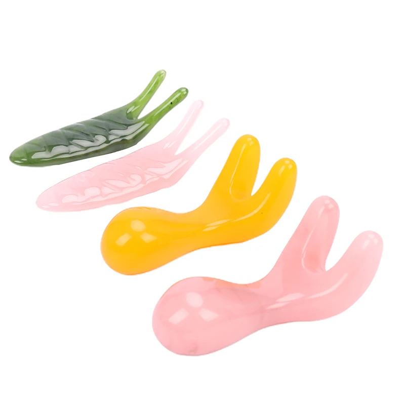 

Natural Resin GuaSha Massage Face nose Tool Shape Gua Sha Board Beauty Tool