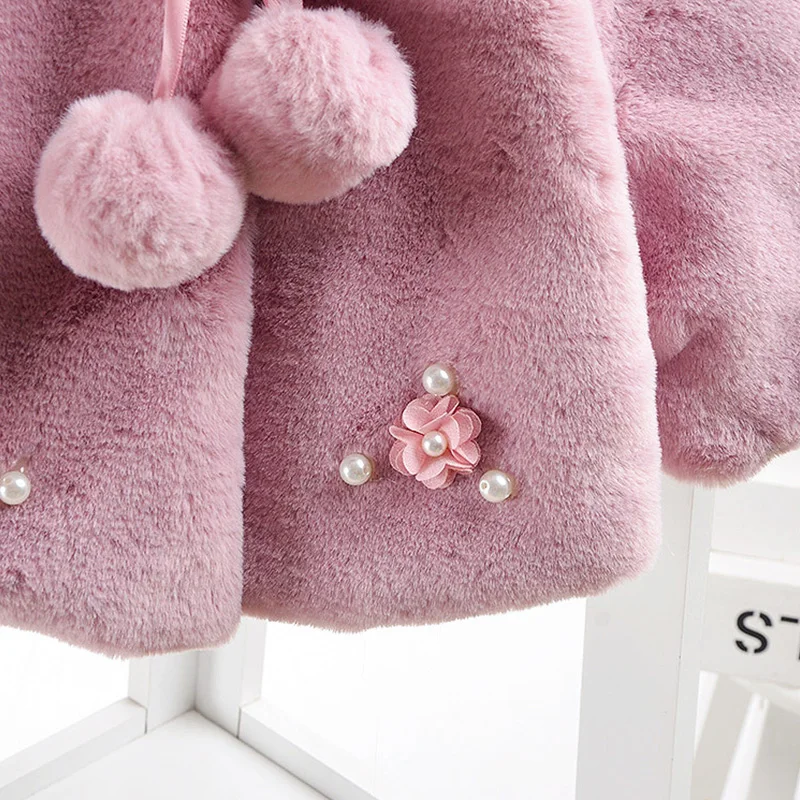 Милая детская зимняя куртка Одежда для маленьких девочек от 0 до 3 лет осенне