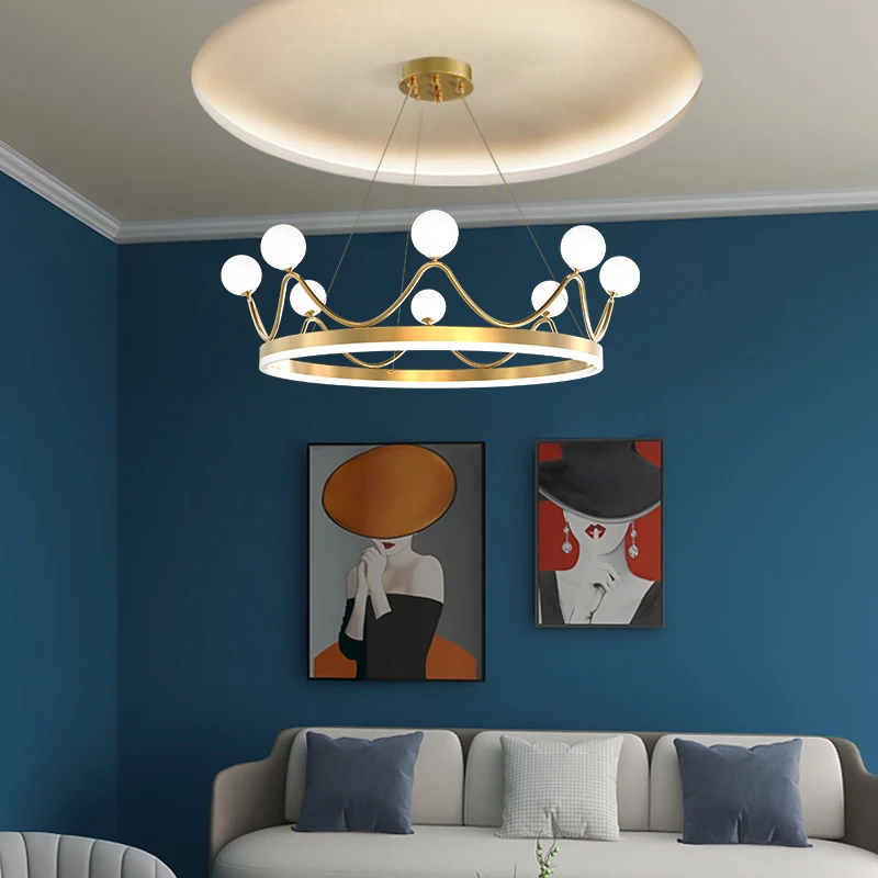 

Modern Chandelier Lighting led Chandeliers Crown Lights Nordic PostModern Light for Living Dining Room Home Office Bedroom