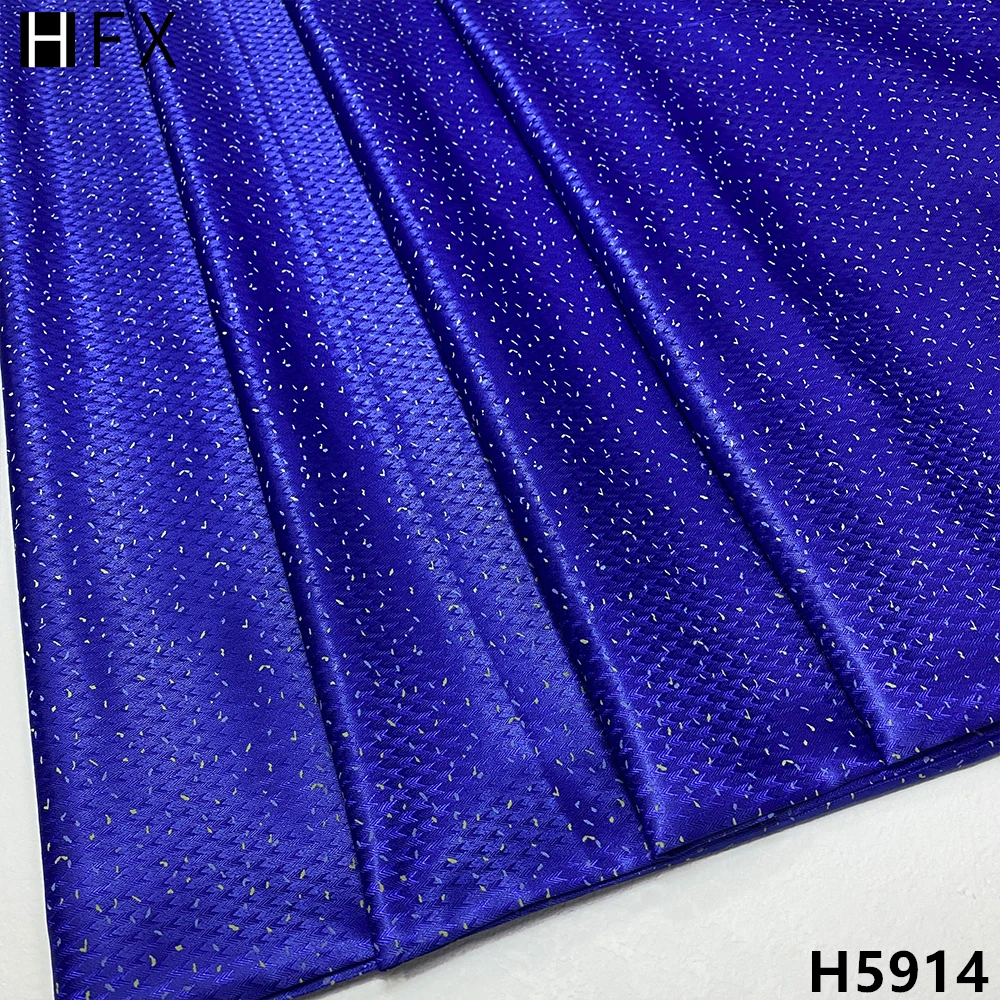 HFX Оригинальная Ткань 2021 высококачественное кружево 5 ярдов базин 100% хлопок с 15