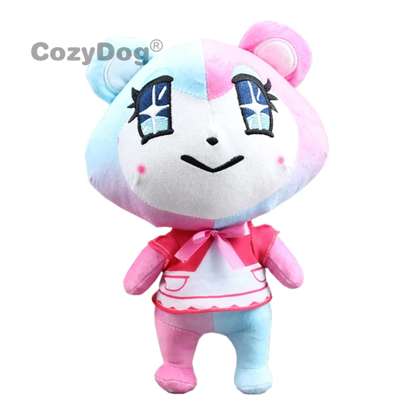 

28 CM Animal Crossing Judy Plush Toys Peluche New Arrivals Pink Cat Soft Stuffed Dolls Pillow Cushion Baby Kids Birthday Gift
