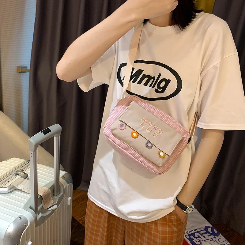 Сумка на плечо для женщин новинка 2020 модная женская Холщовая книг