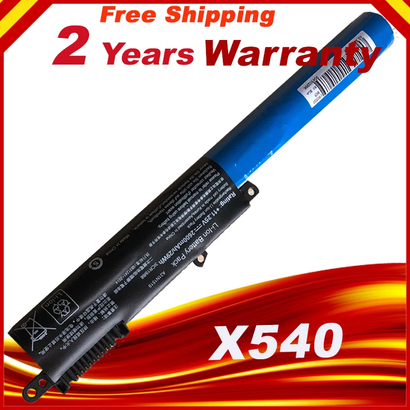 Аккумулятор A31N1519 для ноутбука ASUS F540SC X540LJ F540UP7200 X540S R540L X540SA R540LA X540SC R540LJ 3cells |