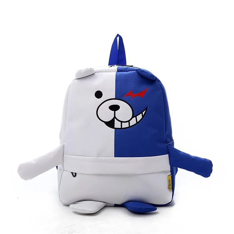 Аниме Danganronpa Dangan Ronpa Monokuma нейлоновый рюкзак большой емкости Студенческая школьная сумка Mochila Feminina рюкзак для путешествий