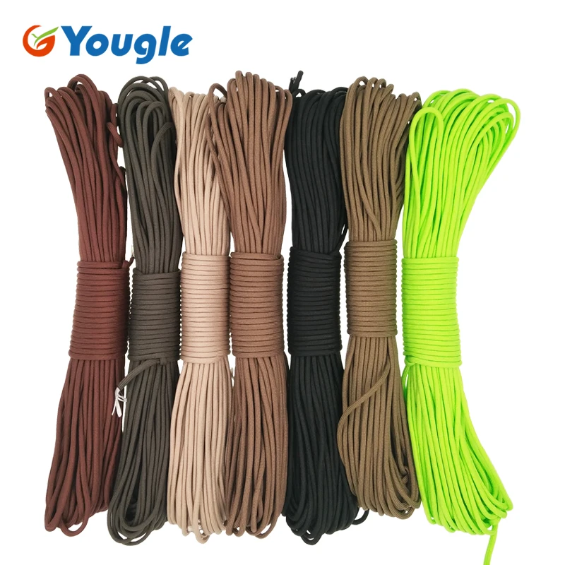 Паракорд YOUGLE Paracord 550 парашютный шнур веревка Mil Spec Type III 7 нитей футов 31 м