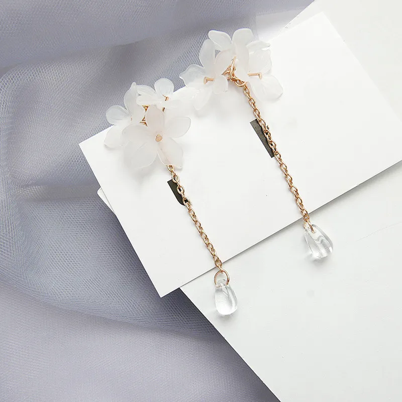 Модные трендовые серьги серьги-гвоздики с цветами для женщин винтажные