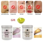 Оптовая продажа, маска-пудра для спа, уход за кожей, увлажнение, отбеливание, розовое золото, отшелушивающая Органическая маска для лица, гидрожелейная маска, пудра