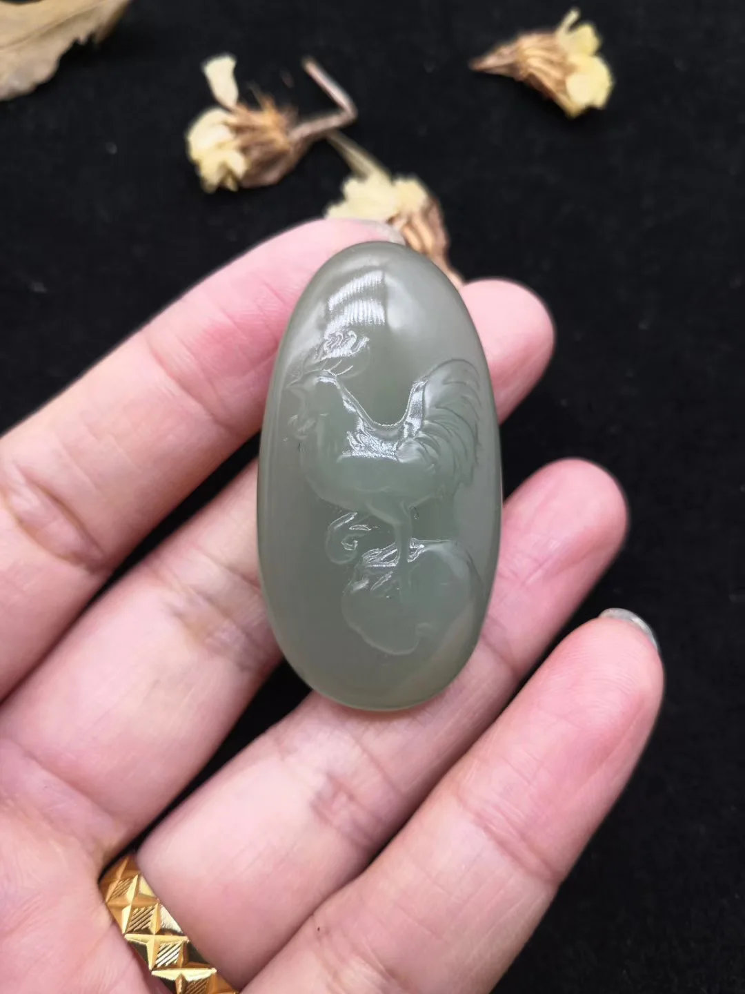 

If you dare to think I dare to do we design and handcarved unique green jade pendant for you jade necklace