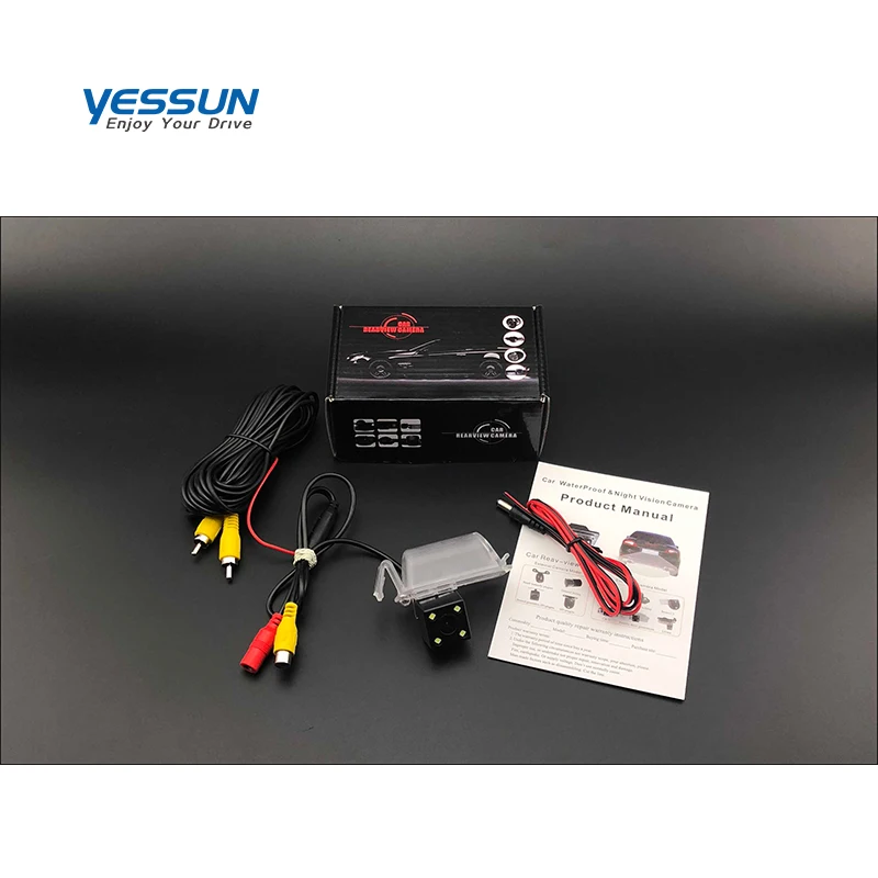 Yessun HD CCD Ночное видение автомобиля зеркало заднего вида резервная камера