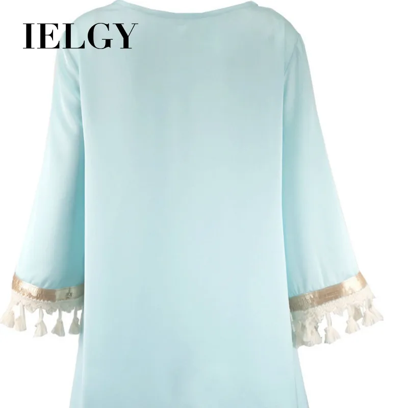 

IELGY Loose plus size women's dress