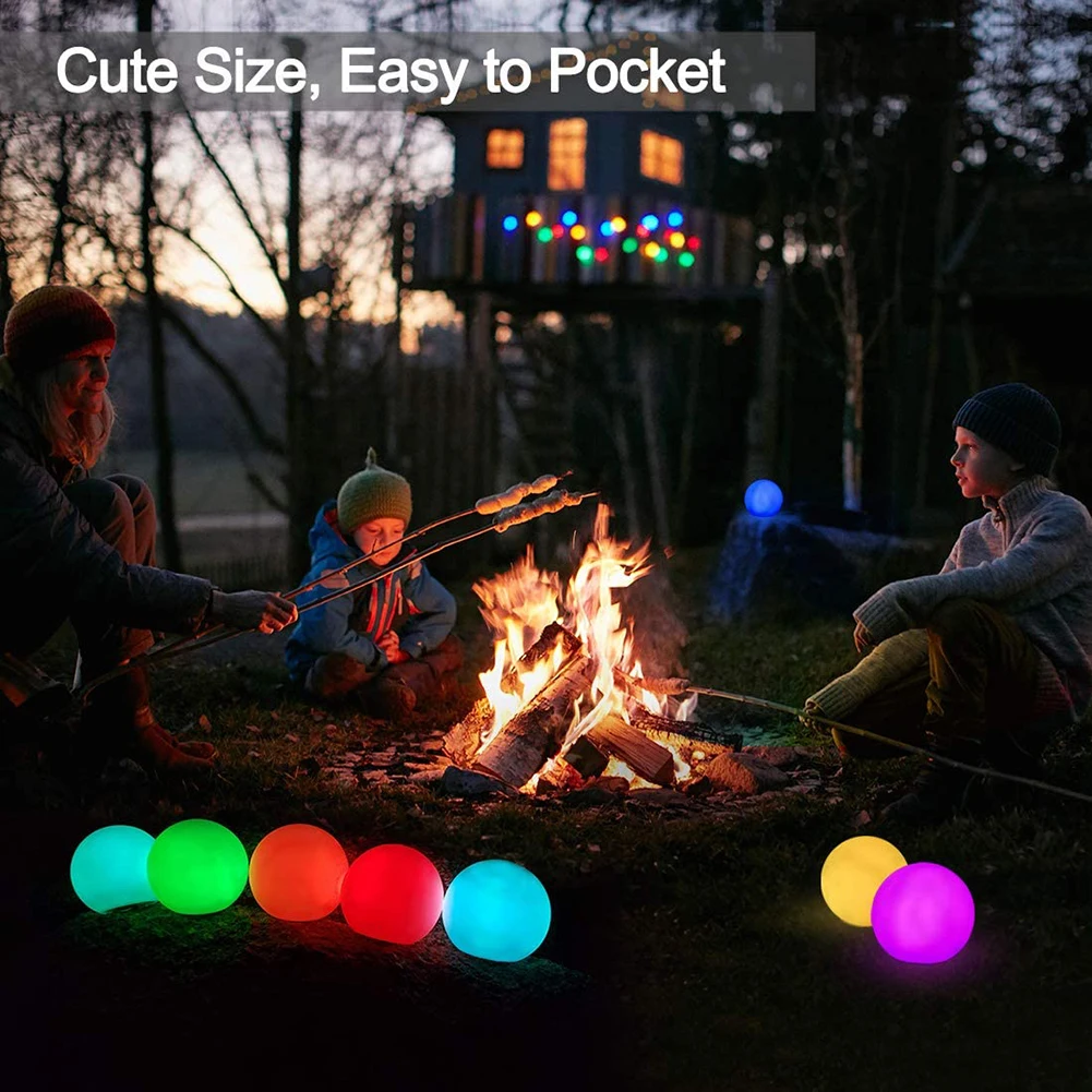 

Colorful Floating Pool Lights LED Ball Lights Fairy Lights for Home Wedding Outdoor Lawn Landscape Decor Lighting Pool Toys