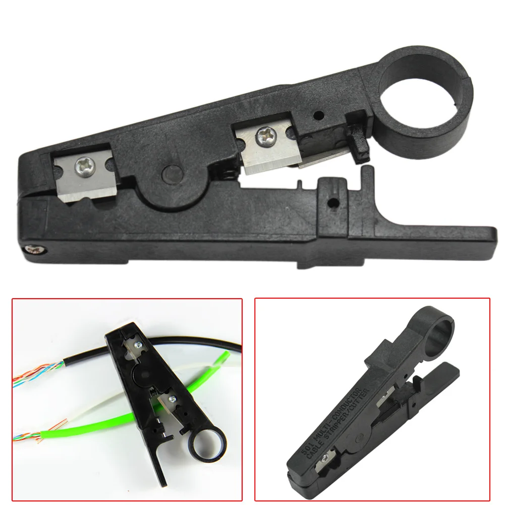 

Coax Coaxial Wire Cable Cutter Stripper Stripping Crimping Crimper Tool