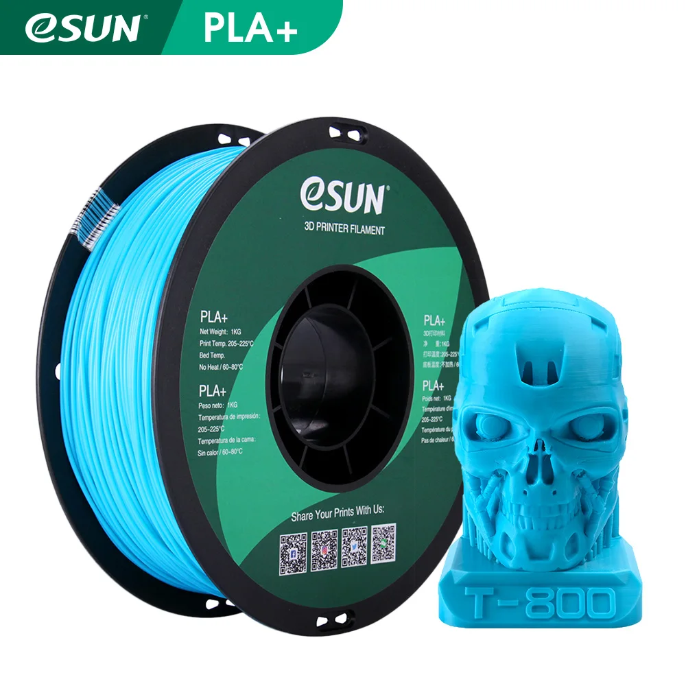 biqu esun pla plus filament pla 1 75mm 1kg 3d printing materials plastic for ender 3 v2 biqu b1 3d printer 3d pen free global shipping