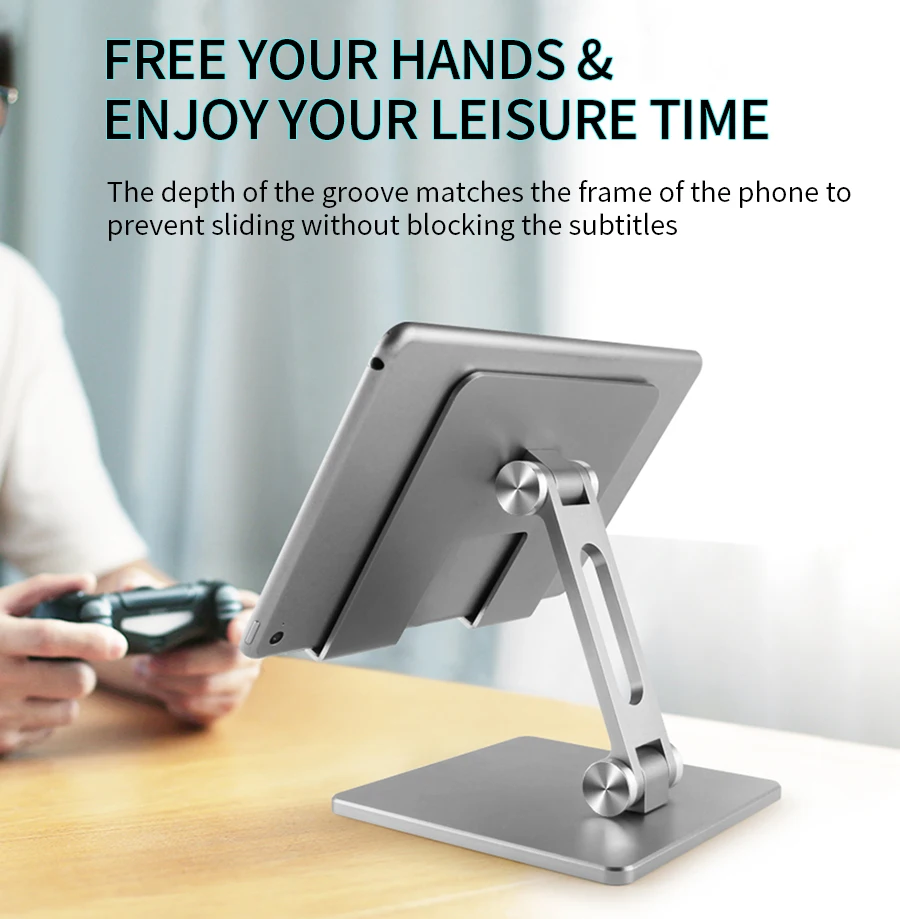 desktop phone holder tablet stand for iphone 11 samsung xiaomi ipad universal adjustable metal foldable stand holder for huawei free global shipping