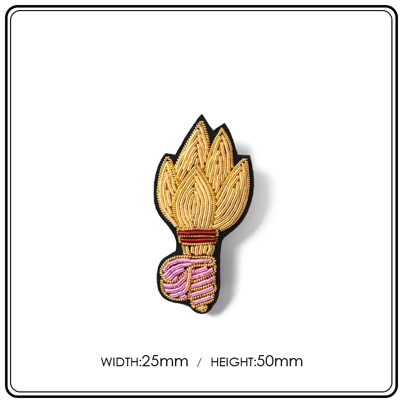 Спортивный стиль | Мяч спортивная одежда обувь нашивки с вышивкой факела вышитые