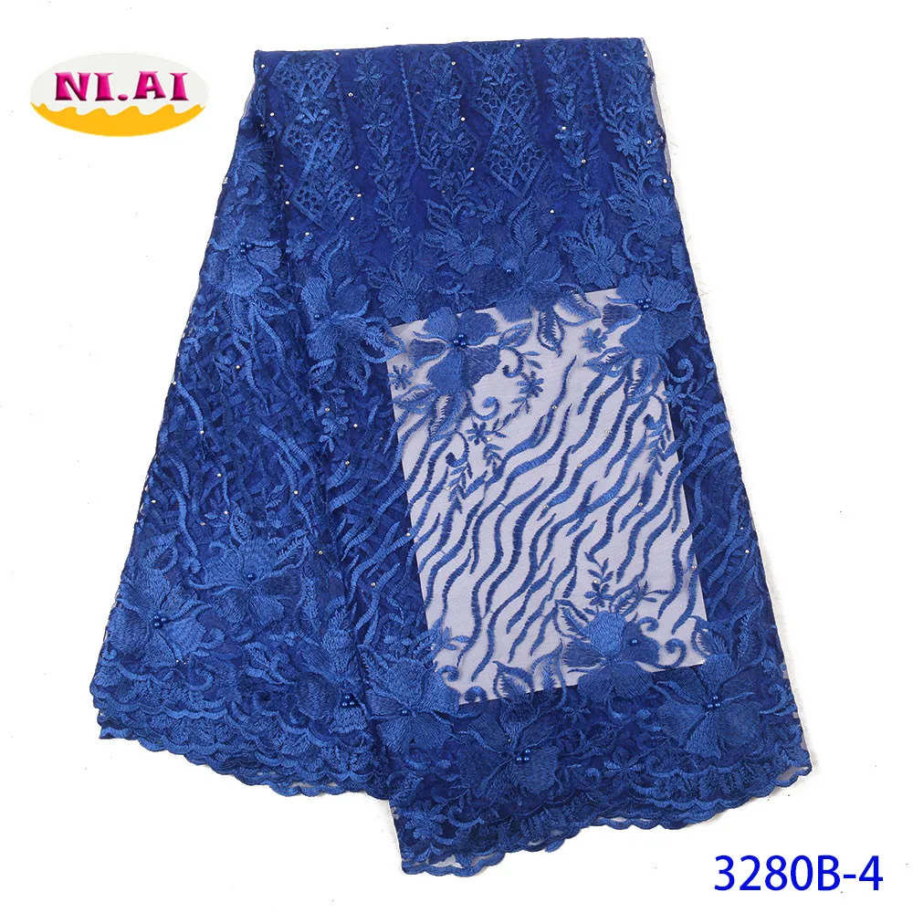 Нигерийская кружевная ткань 2020 хорошее качество африканская сетчатая лента с