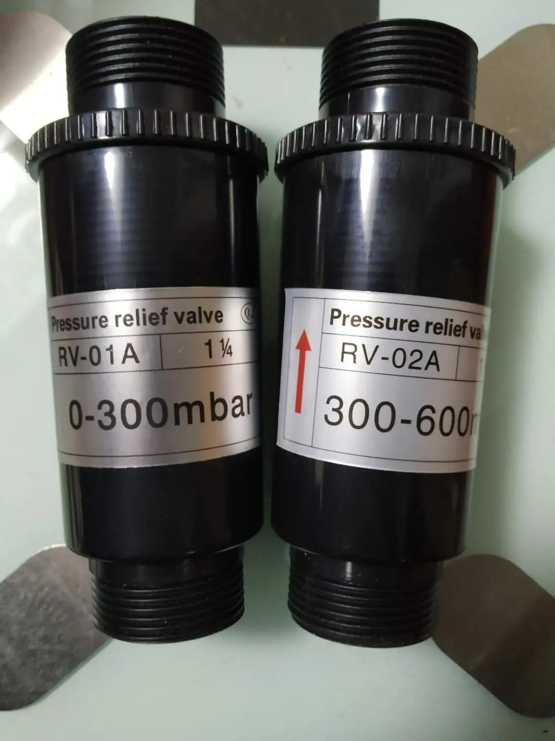 RV-02 300-600mbar ROHS 1 шт. кольцевой воздух воздуходувки Восстанавливающий вентилятор предохранительный клапан для воздушного компрессора и вакуумного насоса 1,25 дюйма пластиковый материал - Цвет: RV-02 300-600mbar