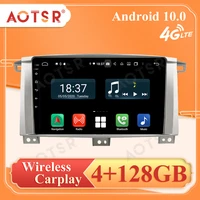 128g android10 for toyota lc100 gxr 2005 2007 wireless carplay car multimedia stereo player head unit audio radio gps navigtion