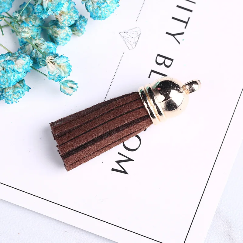 DIY 20 шт./лот мини Винтаж замшевые Ленточки с плоским дном для одежды мешок ювелирных изделий Шторы украшения дома аксессуары-кисточки - Цвет: 14