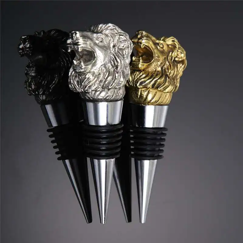 

1PC Practical Zinc Alloy Wine Stopper Wine Bottle Stoppers Bar Tools Kitchen Accessories