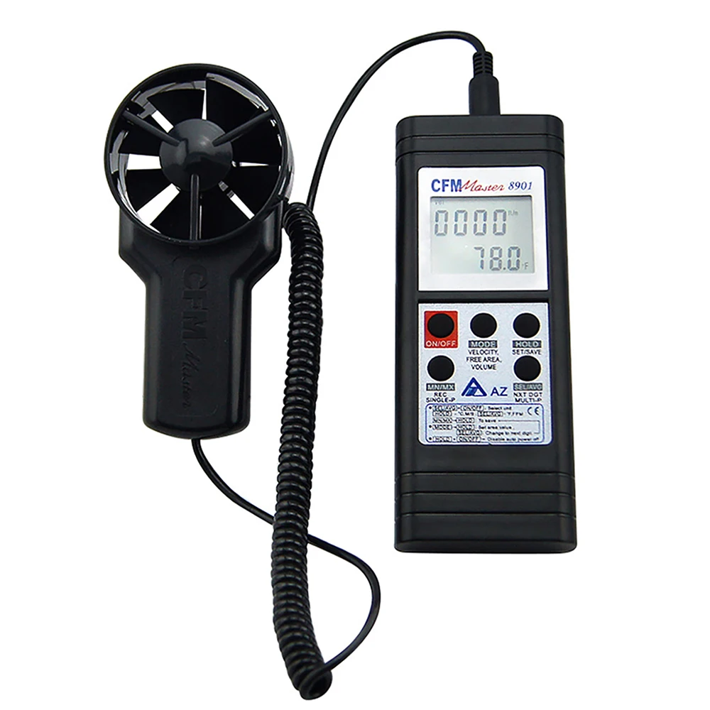 Цифровой измеритель скорости ветра RS232 анемограф термочувствительный датчик