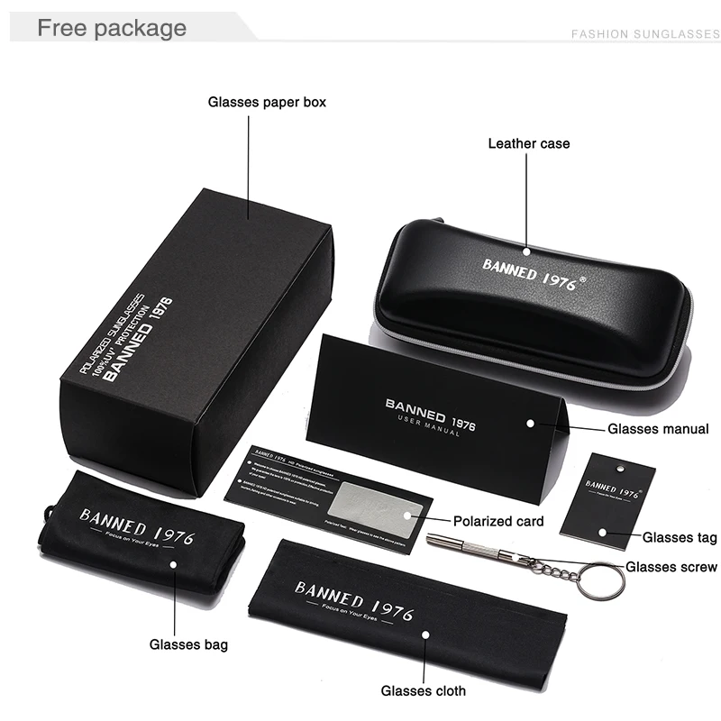 Солнцезащитные очки Мужские Поляризованные для вождения UV400 | Аксессуары одежды