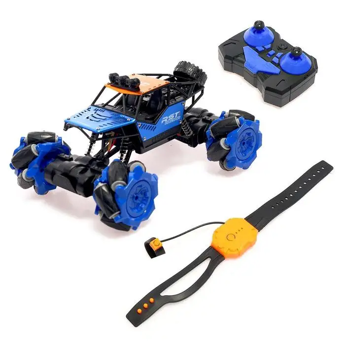 Машина радиоуправляемая Джип-акробат 4WD управление жестами работает от