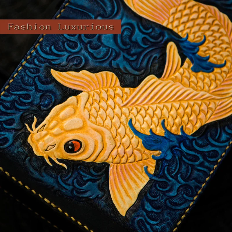 Кожаная нагрудная сумка ручной работы унисекс сумочка на плечо из парчовой кожи