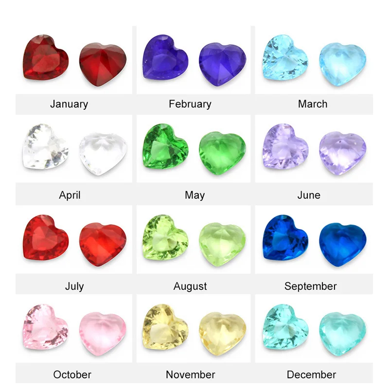 12 шт. декоративные подвески в форме сердца 5 мм | Украшения и аксессуары