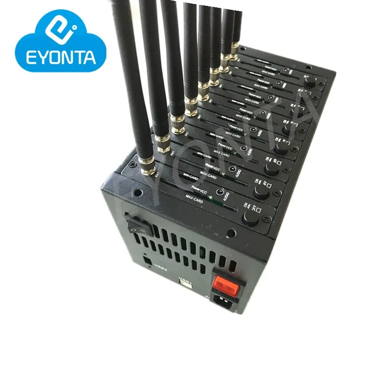High quality GSM GPRS Modem 8 sim cards modem pool SL6087 IMEI change stk bulk sending sms device | Компьютеры и офис