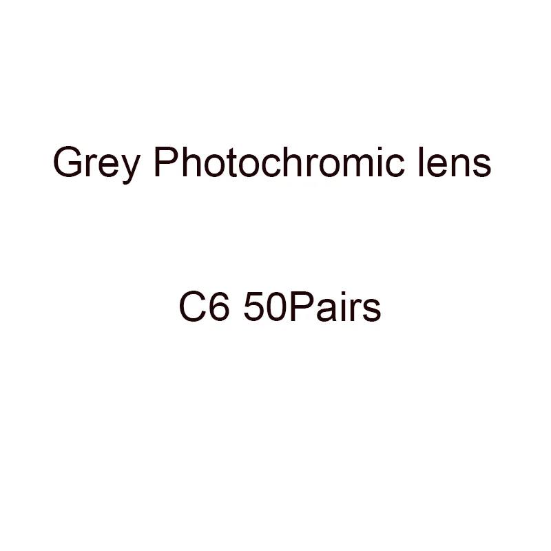 

payment link - Grey photochromic lens C6 50pairs
