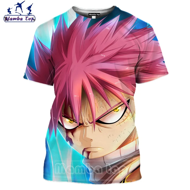 Топ Mamba для мужчин и женщин Мужская футболка с 3D принтом комиксов Феи хвост Венди