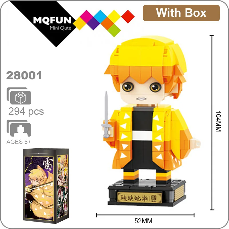 

LP Super hero anime japanese cartoon swordsman action figures diamond building block assembly model educational kids toys