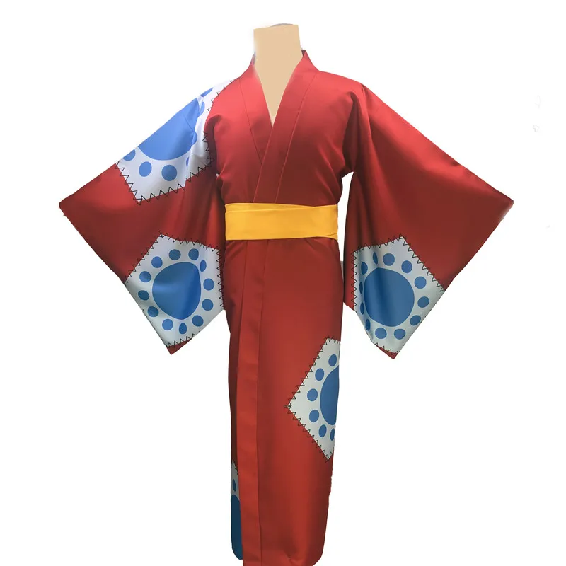 

Anime One Piece Cosplay Costumes Monkey D. Luffy Yukata Kimono Cosplay Costume Japanese Kimono for Halloween Fancy Party Event