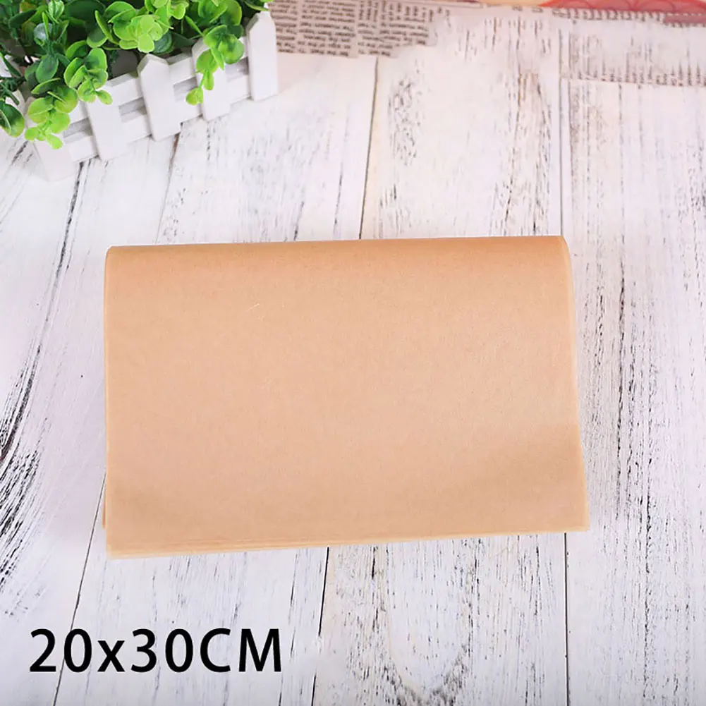 

100pcs Parchment Baking Paper Oil Absorption Rectangular Baking Paper Liner Suitable For Kitchen Bakingware Gadgets Tools