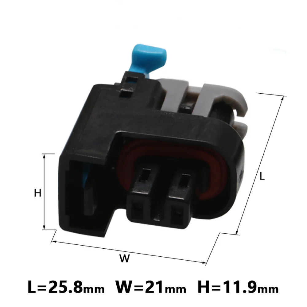 10 комплектов 2Pin Штепсель для масляной форсунки разъем распылителя топлива