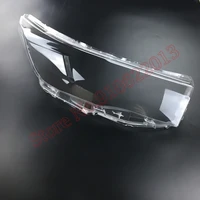 for toyota highlander car front headlight cover lens glass transparent lampshade bright head light caps lamp shell 2015 2017