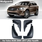 Автомобильные Брызговики для VOLVO XC60 2009-2017 Брызговики 2010 2011 2012 2013 2014 2015 2016 2017 Всплеск брызговики ЛОСКУТ крыло брызговиков