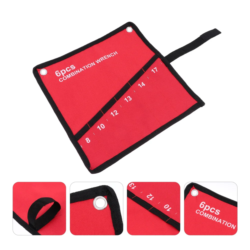 

3pcs Repair Tool Storage Bundle Bag Canvas Spanner Holder Wrench Organizer Pouch