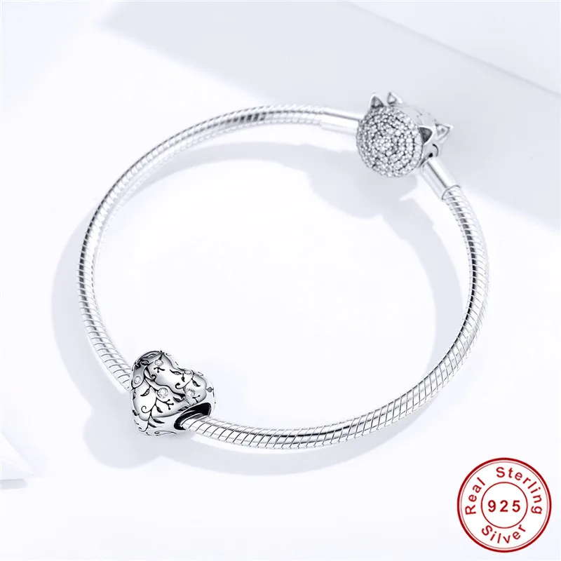 Подходят для женских оригинальных искусственных серебряных бусин в виде дерева