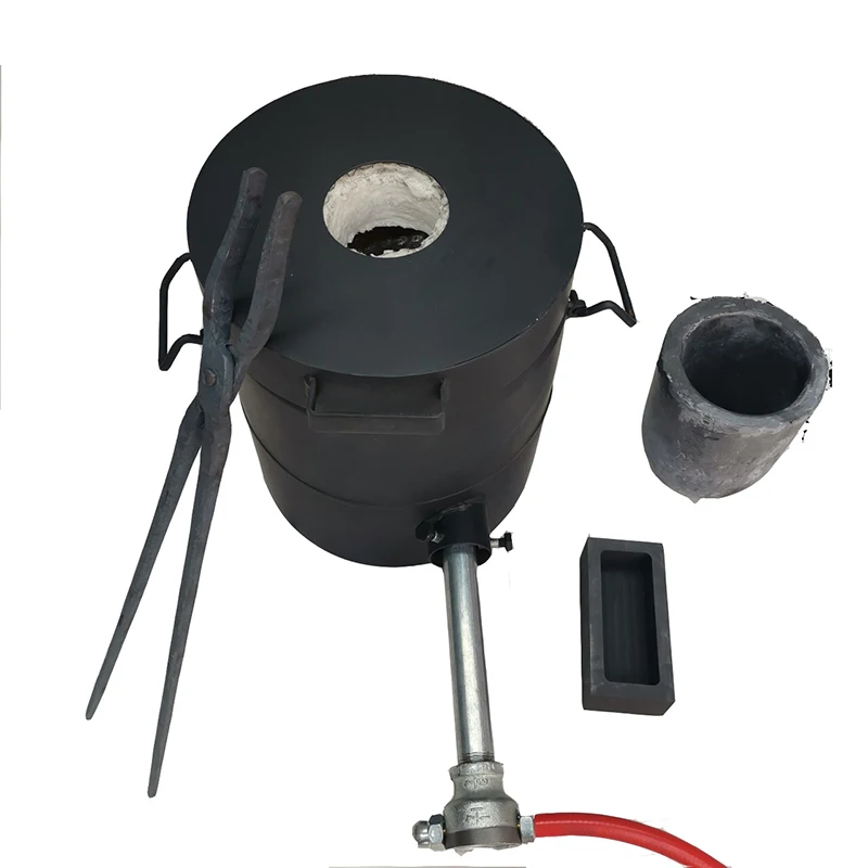 

Propane Melting Furnace Kit Ferrous Metal Melting Furnace For Smelting Precious Metals Copper Gold Silver And Aluminum JSRL01
