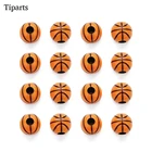 50 шт.лот 11 мм акриловые бусины, круглые бусины с большим отверстием, спортивные баскетбольные бусины для браслетов, ожерелий, изготовления ювелирных изделий своими руками