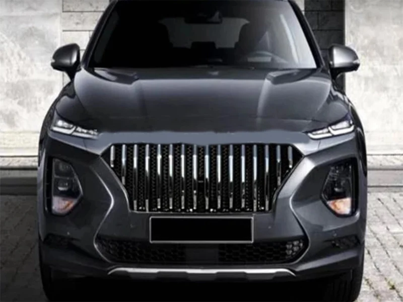 Радиатор радиатора из АБС-пластика для Hyundai new Santa fe 2019 2020 решетка передних гонок