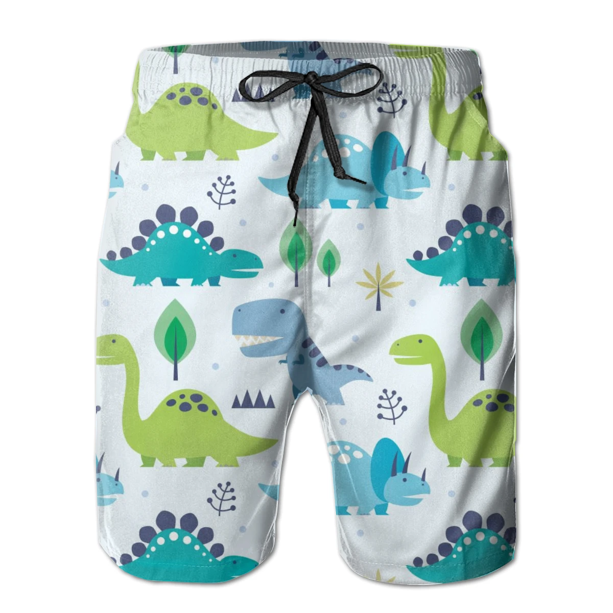 

Mens Swimming Shorts Swimwear Cute Dinosaurs Pattern Men Trunks Swimsuit Man Beach Wear Short Pants Bermuda Boardshorts