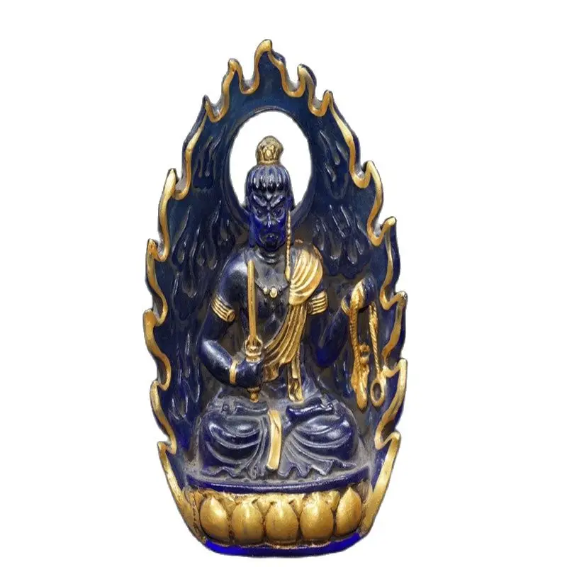 

Early collection of antique glass (backlight immovable Pluto) Buddha ornaments family collection
