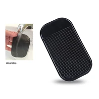 1x multi function instrument panel storage sticky pad can be placed mobile phone glasses car anti slip mat silica gel magic mat