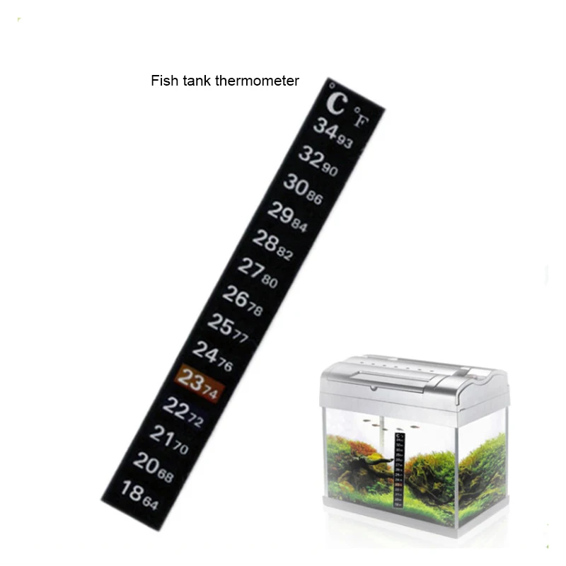 

1 шт. наклейка для измерения температуры, прочный термометр для аквариума, наклейка на цифровой аквариум, холодильник, высокое качество